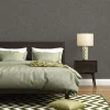 Vliestapete Uni Textil Optik Struktur Anthrazit 39566-3