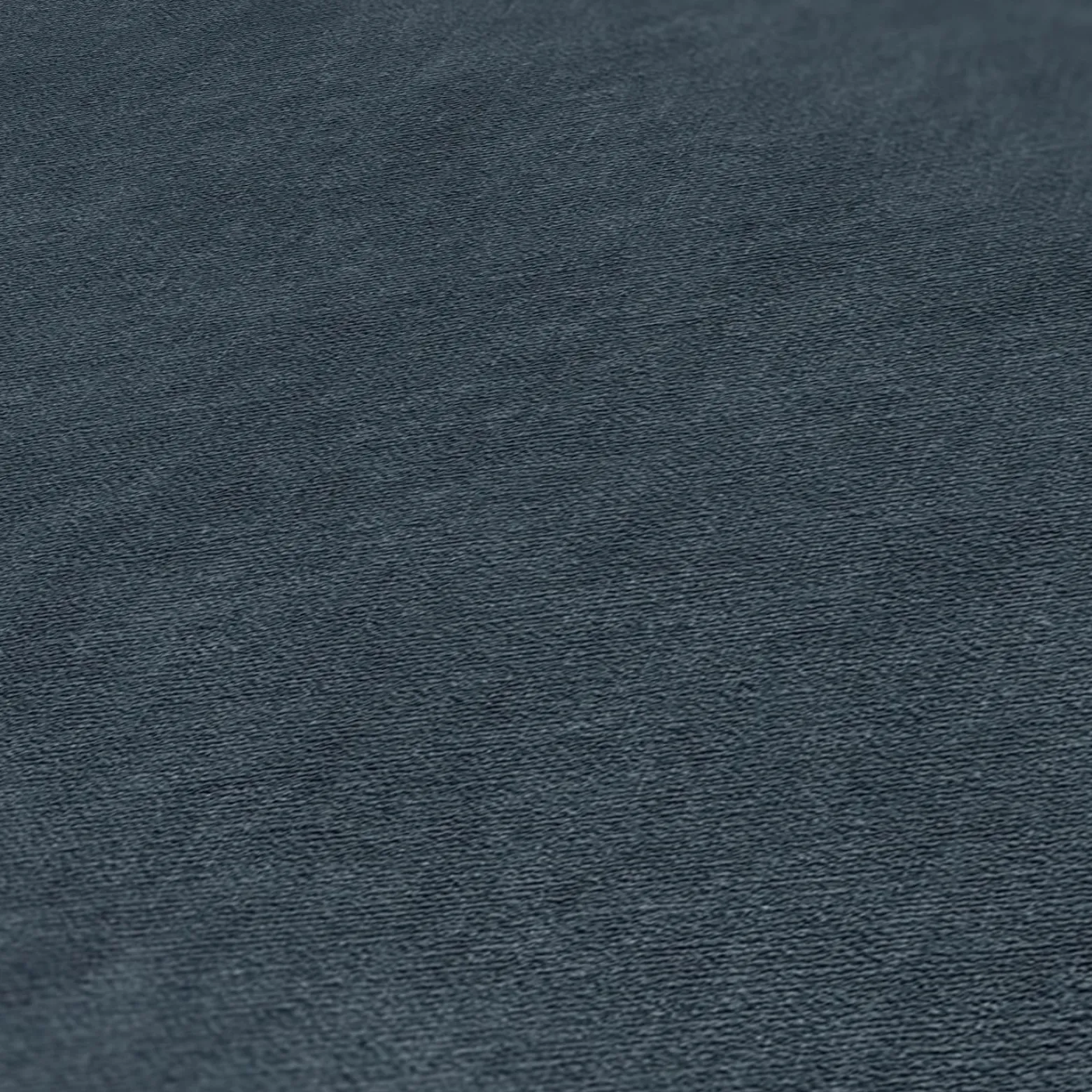 Vliestapete Uni Textil Optik Struktur Dunkelblau 39567-2