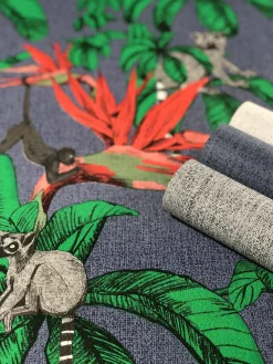 Vliestapete Uni Textil-Optik dunkelblau Marburg 32675