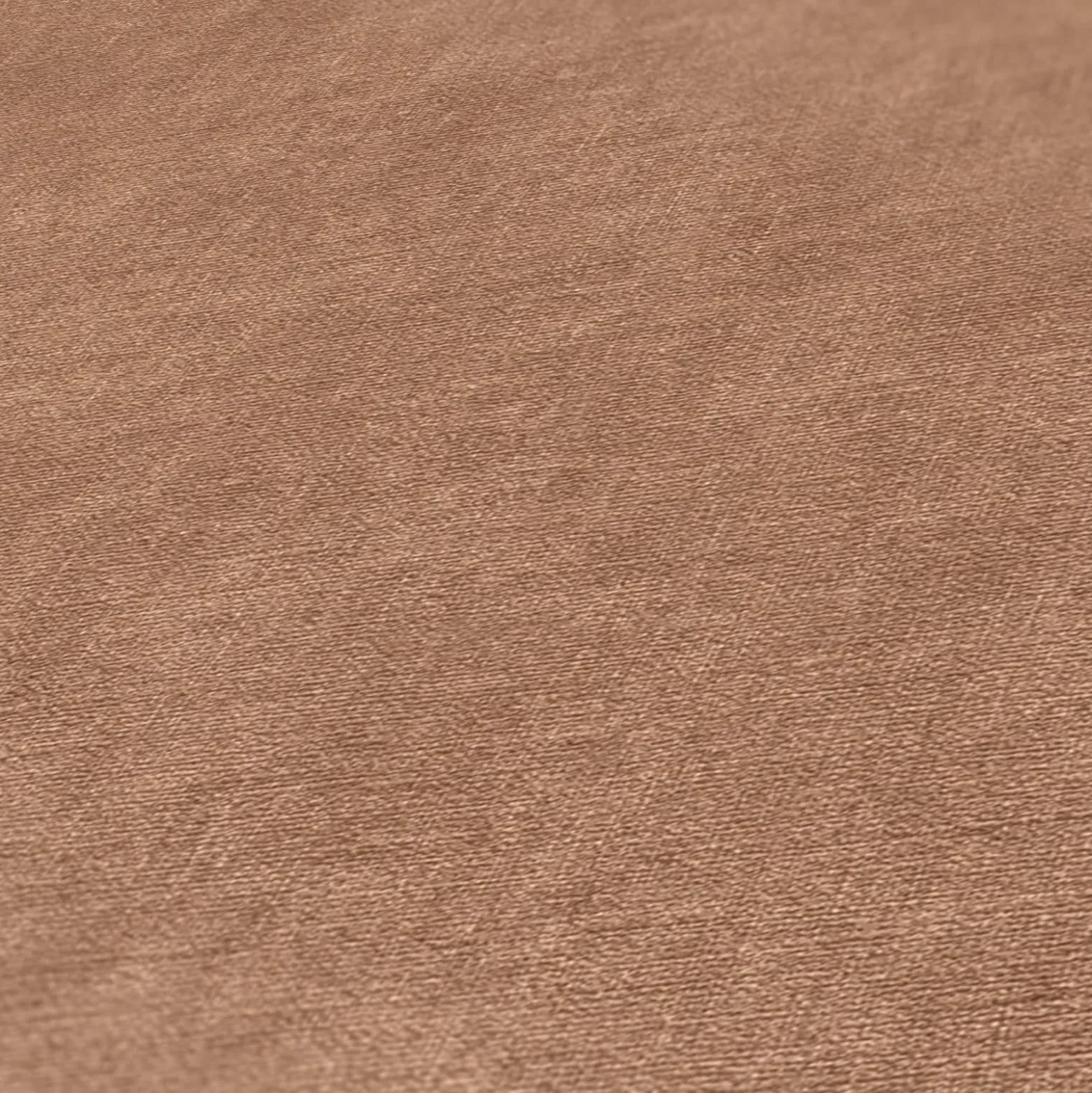 Vliestapete Uni Textil Optik Struktur Braun 39566-8