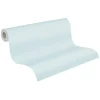 Vliestapete Uni Textil Optik Hellblau Weiß 3908-75