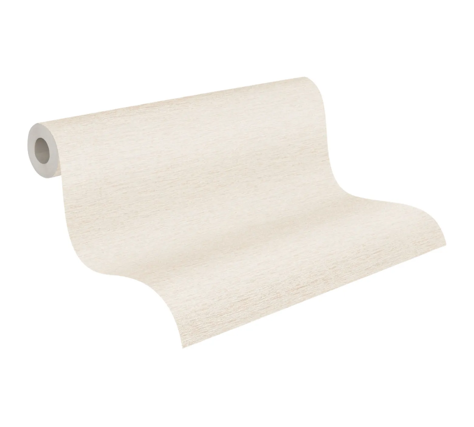 Vliestapete Uni Textil Struktur Creme Beige 39351-1