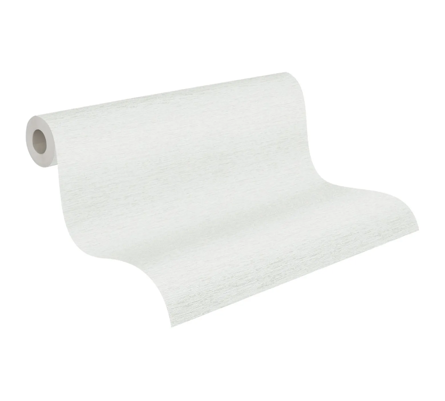 Vliestapete Uni Textil Struktur Weiß Grau 39351-3