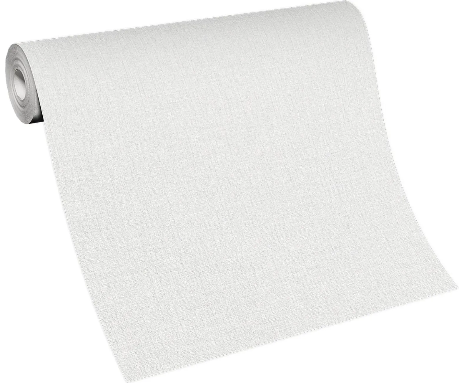 Vliestapete Uni Textil weiß-grau 10215-31