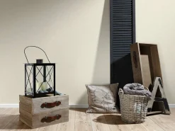 Vliestapete Uni Vintage-Design creme 36720-5