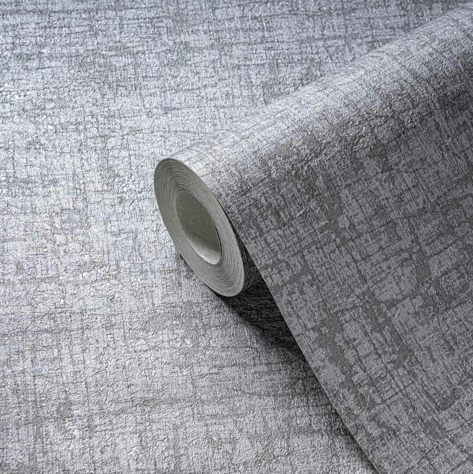 Vliestapete Used-Look Grau Silber Metallic 39564-2