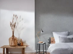 Vliestapete Used-Look Grau Silber Metallic 39564-2