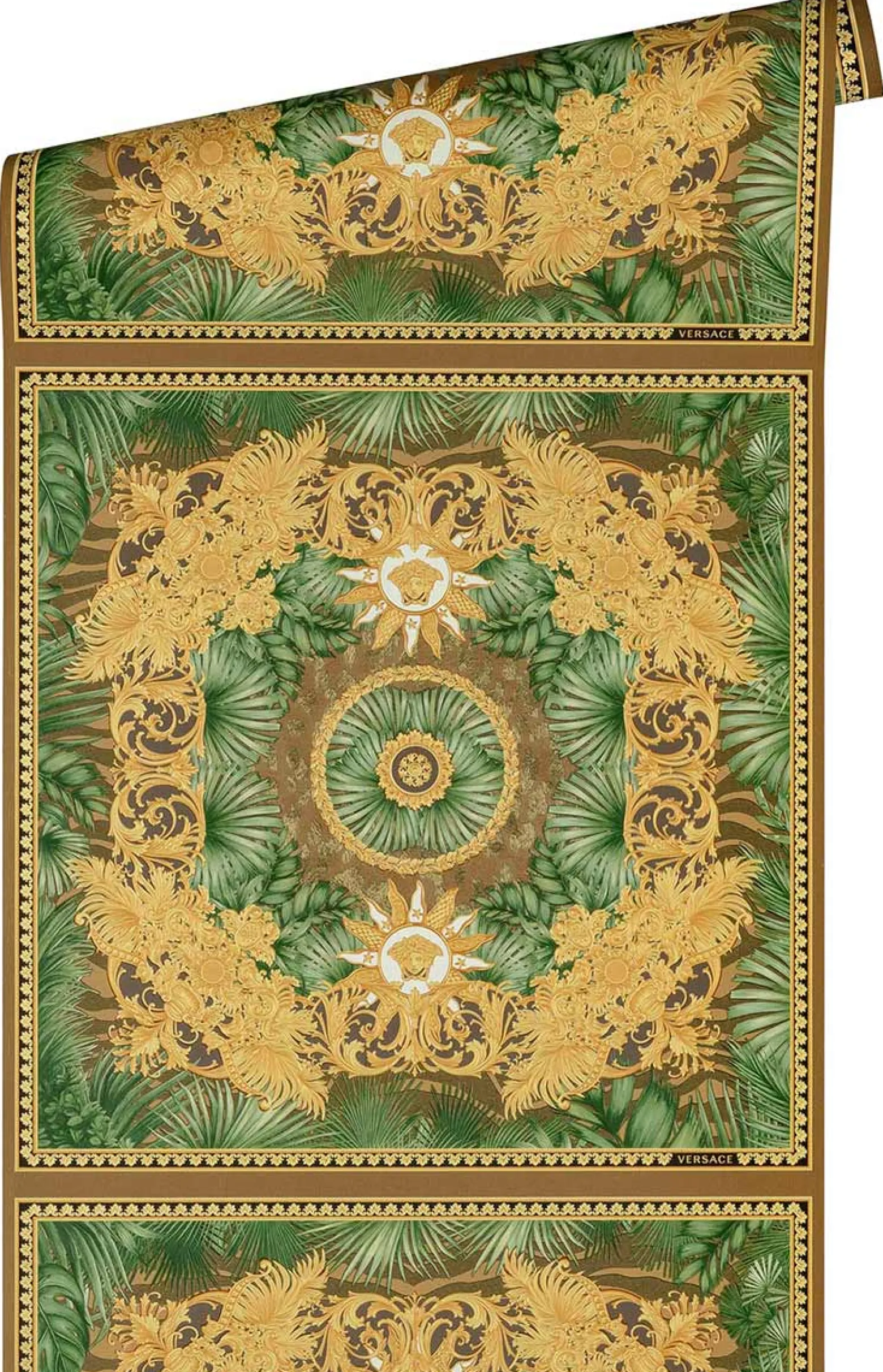 Vliestapete Versace Gold Braun Dschungel 38703-3