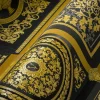 Vliestapete Versace Schwarz Gold Barock Muster 38704-3