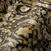 Vliestapete Versace Schwarz Gold Floral 38706-5