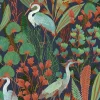 Vliestapete Vögel Blätter Blau Grün Rot A63202