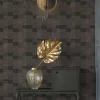 Vliestapete Vierecke Punkte schwarz bronze 38525-2