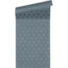 Vliestapete Waben blau Metallic Architects Paper 33327-4