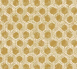 Vliestapete Waben gold Metallic Architects Paper 33327-3