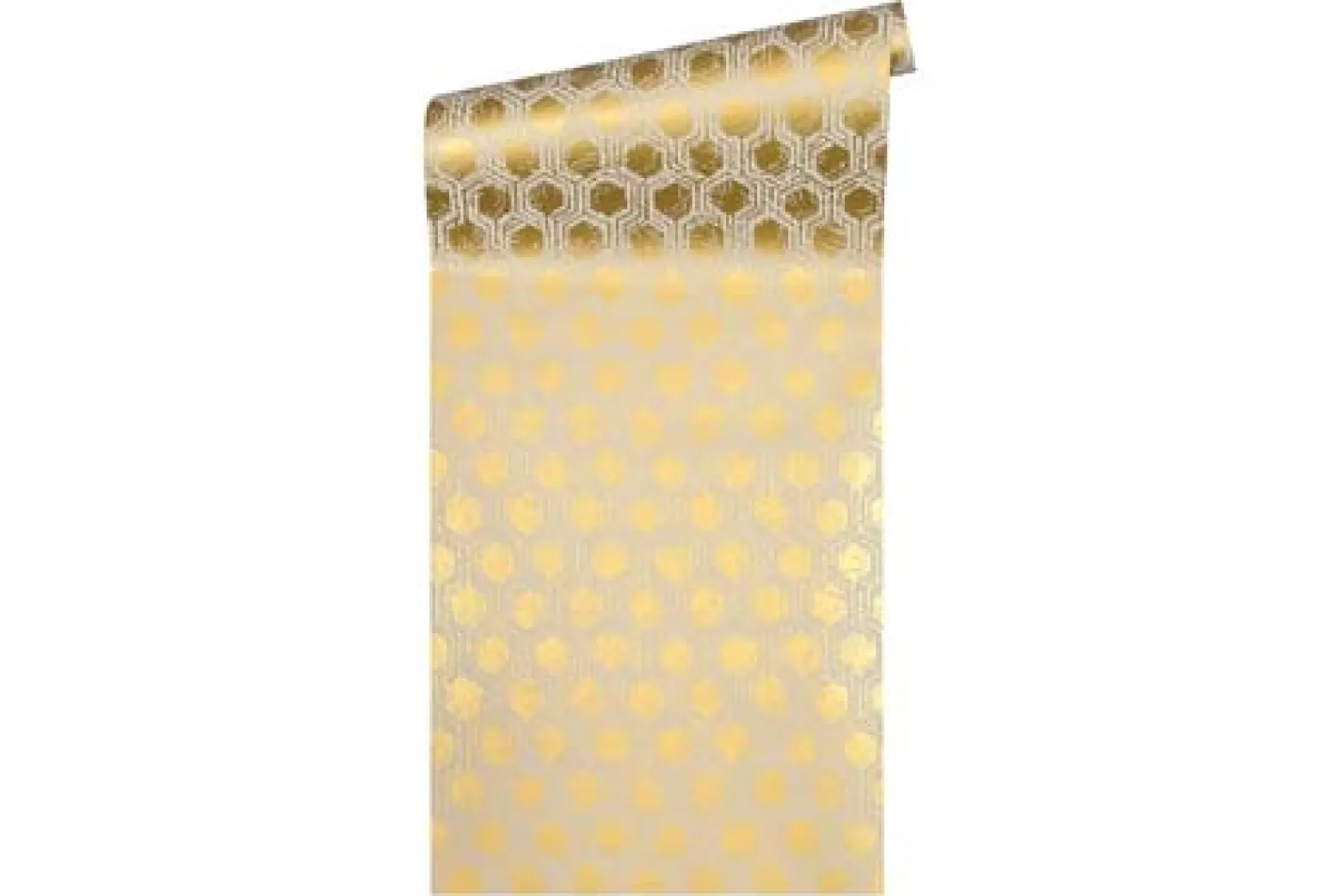 Vliestapete Waben gold Metallic Architects Paper 33327-3