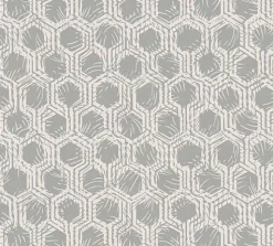 Vliestapete Waben silber creme Architects Paper 33327-2