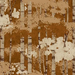 Vliestapete Wald Abstrakt Braun Beige Gold Metallic A62703
