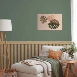 Vliestapete Wand Paneel Holzoptik Beige Schwarz 39744-1
