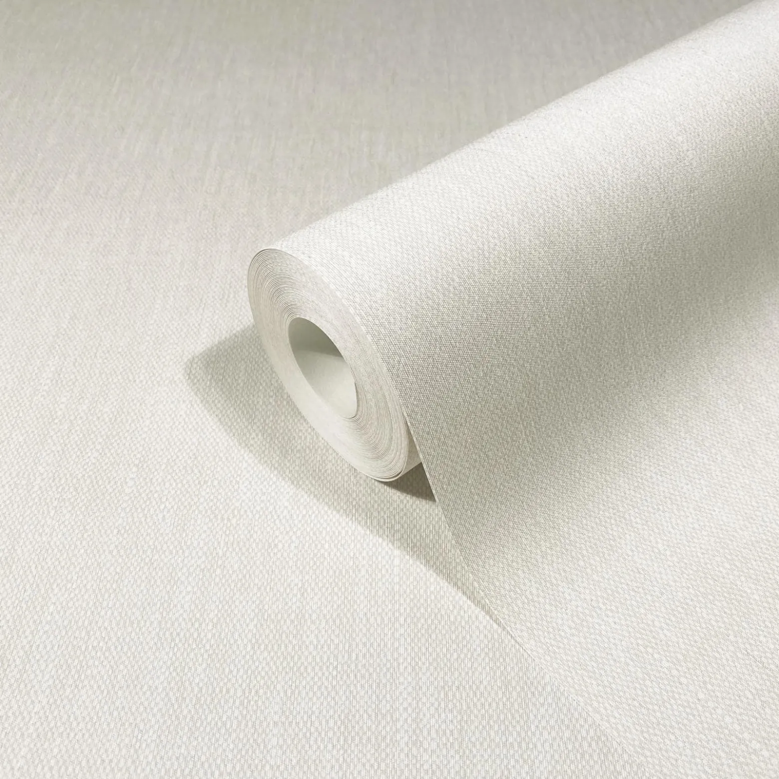 Vliestapete Weiß Beige Textil Optik Uni Marburg 31590