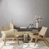Vliestapete Weiß Silber Metallic Ornamente Marburg 32978
