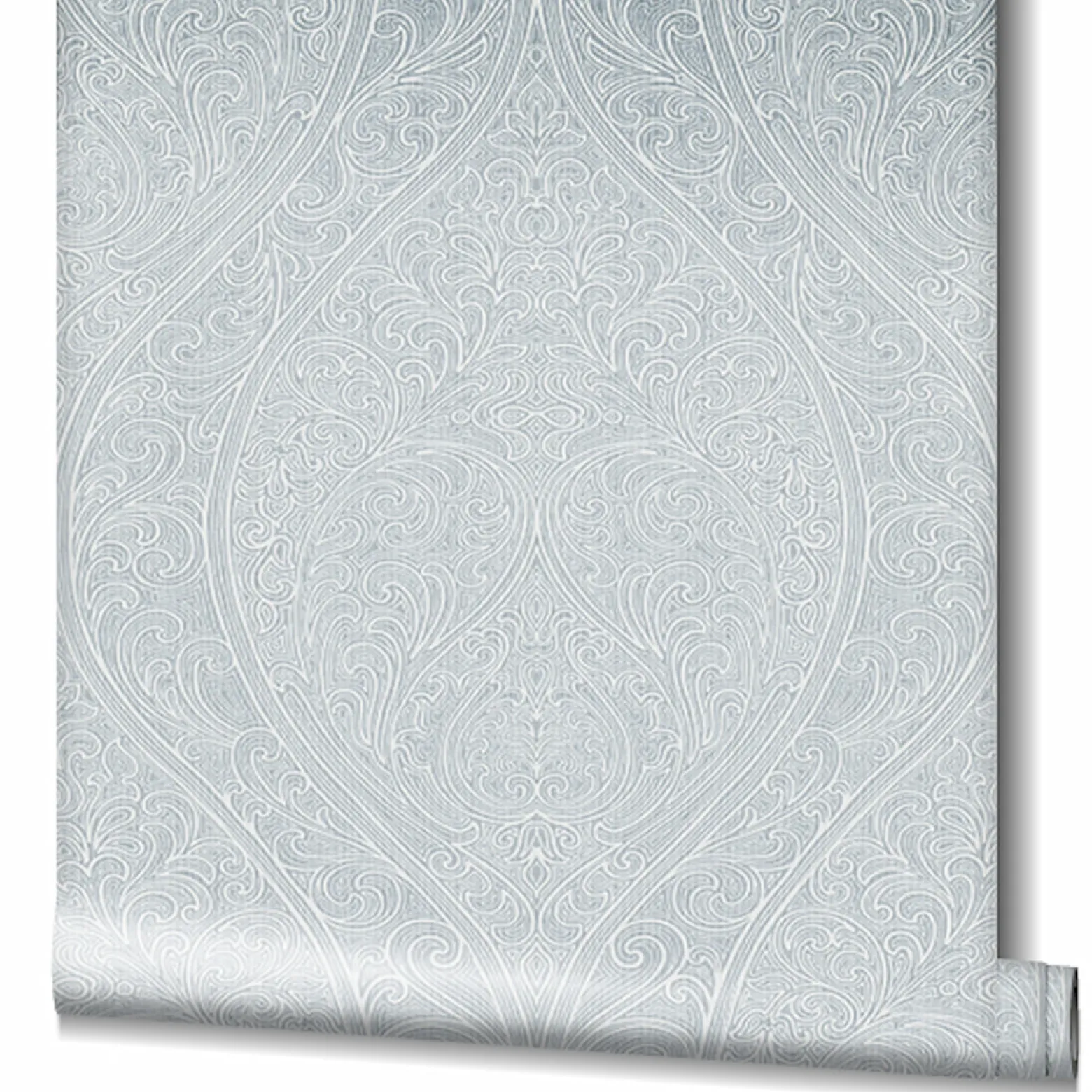 Vliestapete Weiß Silber Metallic Ornamente Marburg 32977