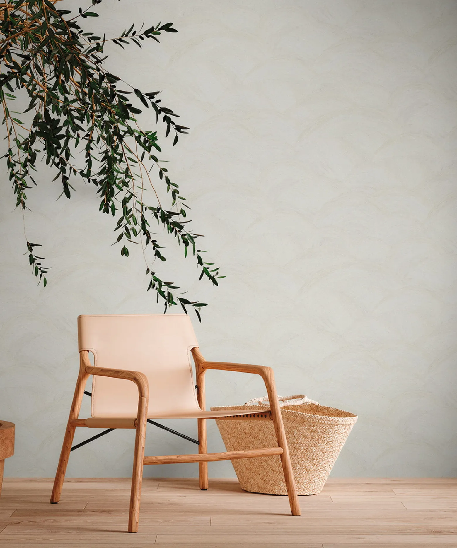 Vliestapete Wellen Abstrakt Metallic Creme Weiß 39105-5