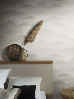 Vliestapete 34016 Wellen Beige Grau Marburg Habitat