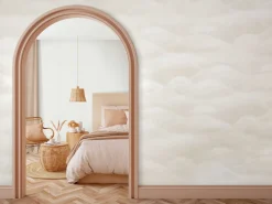 Vliestapete 34021 Wellen Beige Grau Marburg