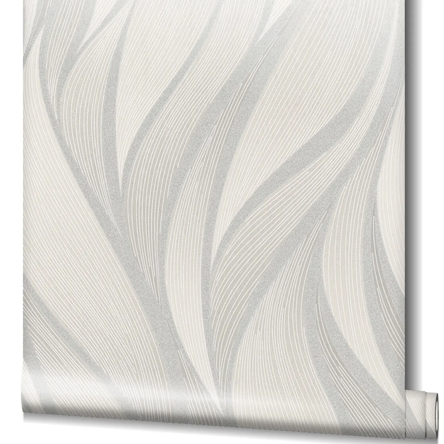 Vliestapete Wellen Grafisch silber Glanz Hailey 82234