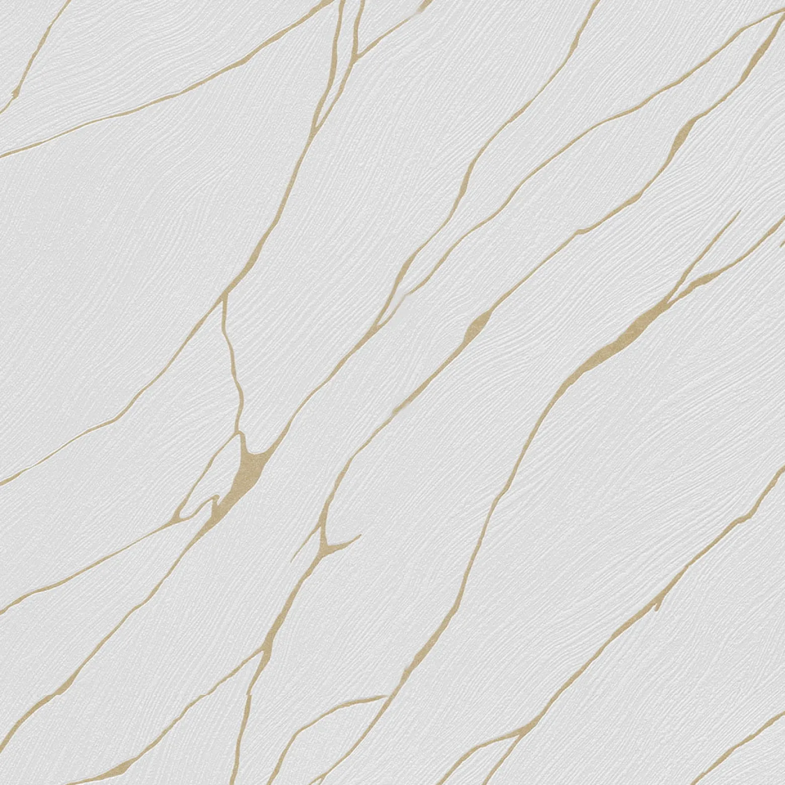 Vliestapete Wellen Maserung Hellgrau Gold Metallic 10440-31