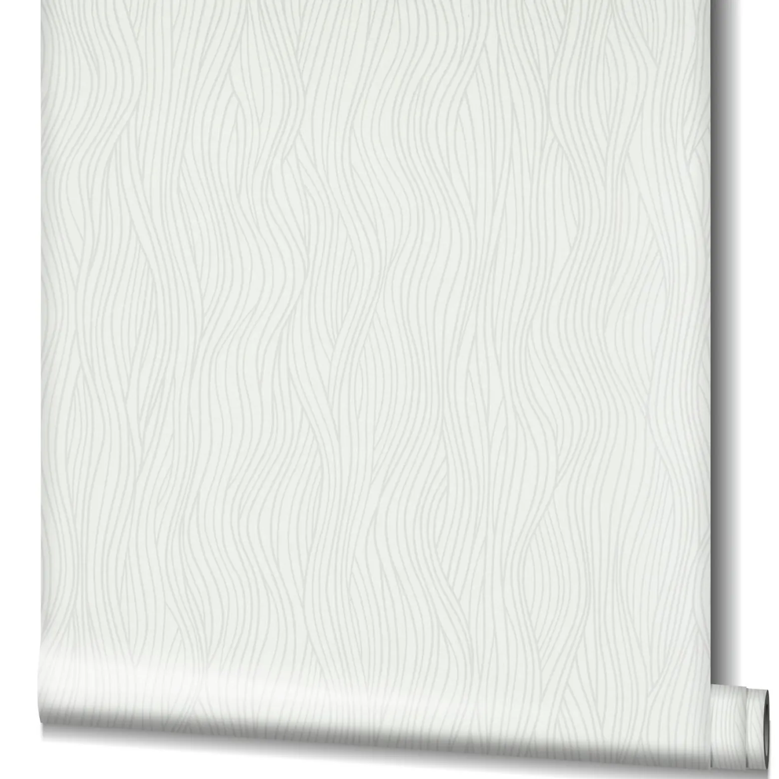 Vliestapete Wellen Muster Creme Perlmutt Metallic 82400