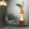 Vliestapete Wellen Muster Creme Metallic 86540