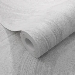 Vliestapete Wellen Muster Grau Silber Metallic 10456-31