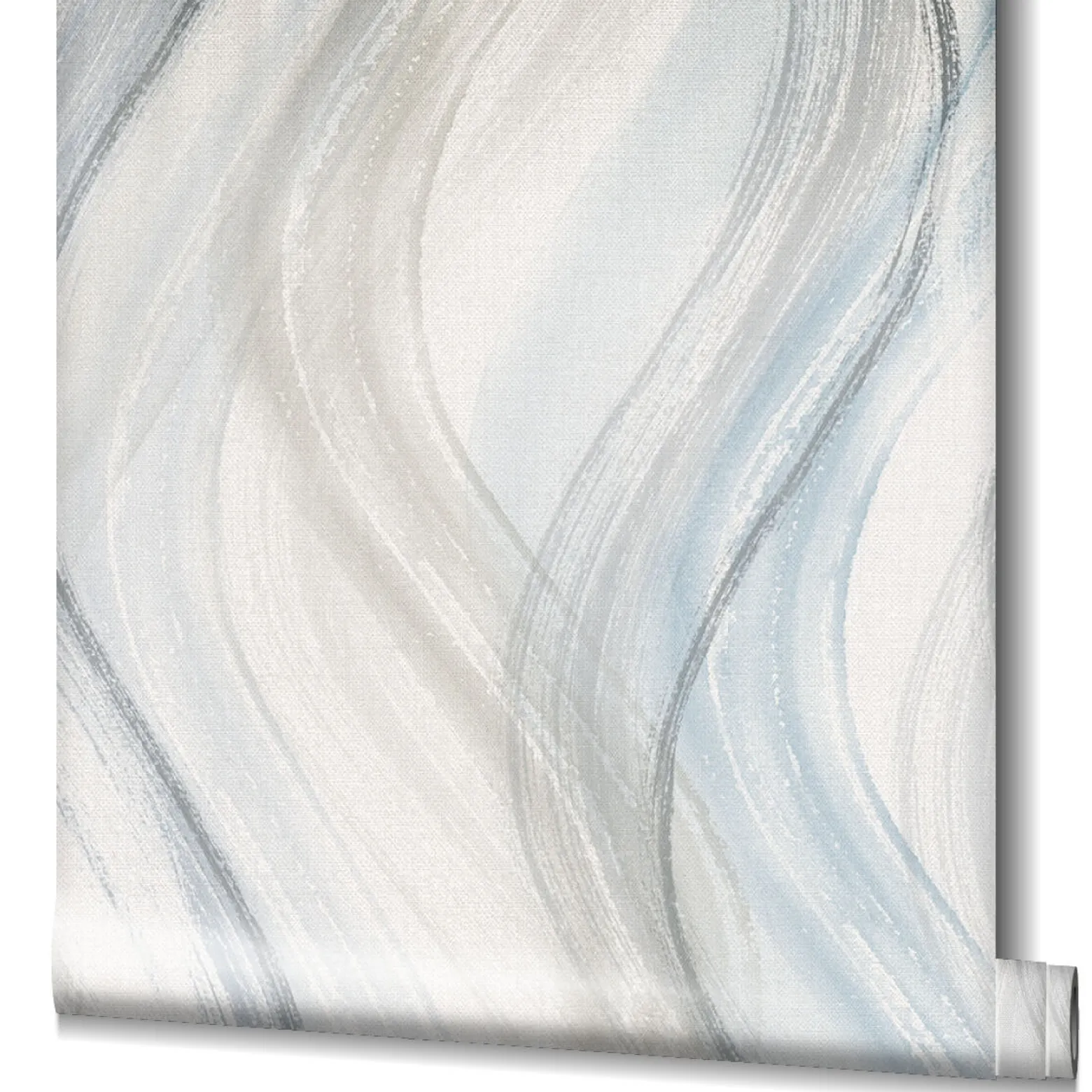 Vliestapete Wellen-Muster greige blau Marburg 32445