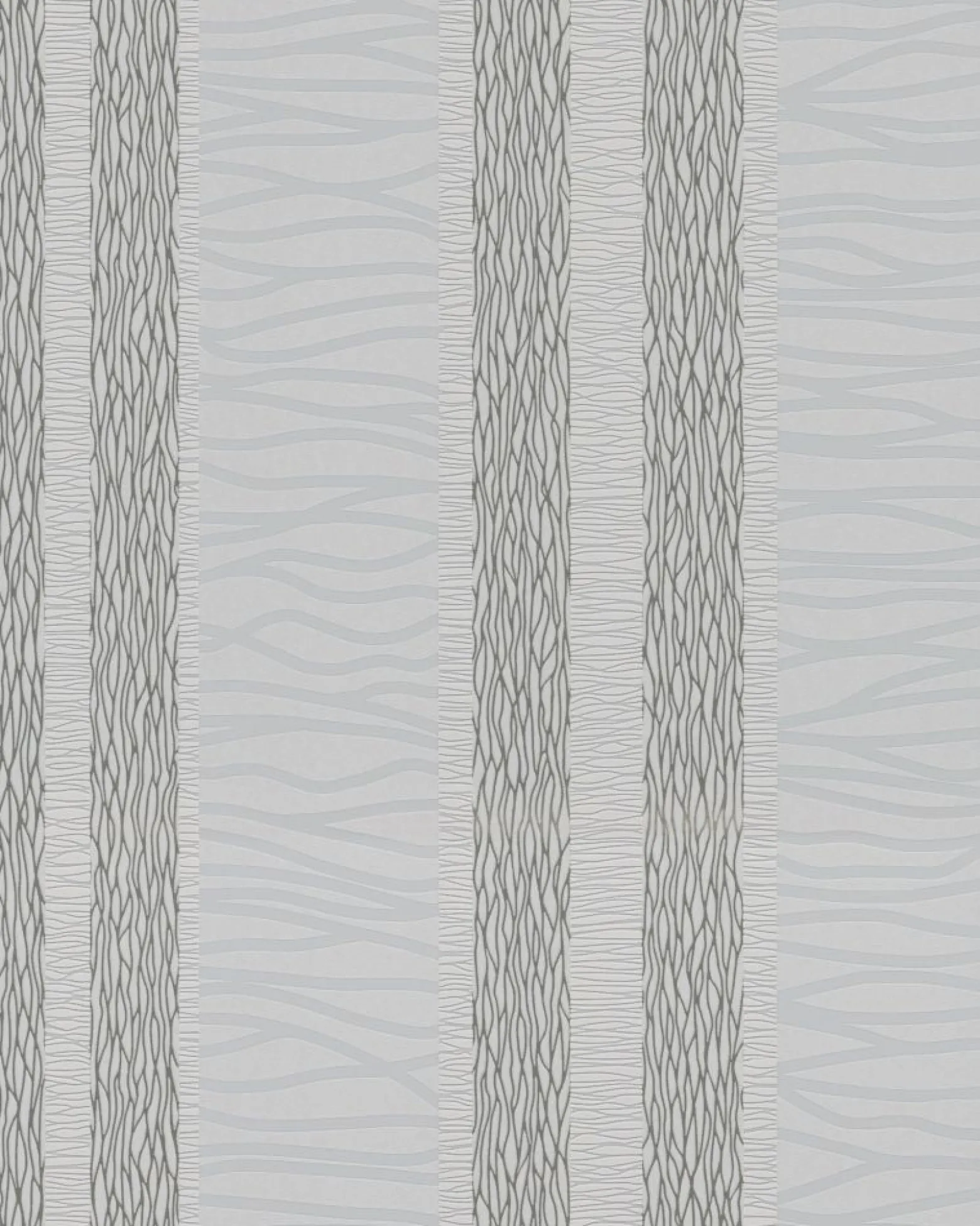 Vliestapete Wellen Struktur grau silber Metallic 56437