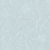 Vliestapete Wildblumen Floral Blau Weiß Glanz 39766-4