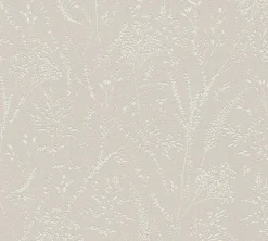 Vliestapete Wildblumen Floral Beige Weiß Glanz 39766-1