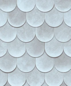 Vliestapete Ziegel Kachel Betonoptik Blau Grau 81656