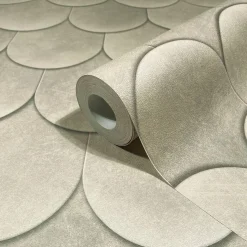Vliestapete Ziegel Kachel Betonoptik Beige Grau 81659