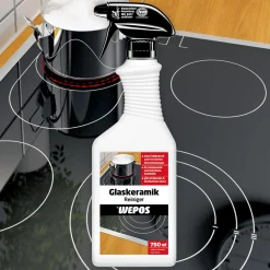 Wepos Glaskeramik Reiniger Kochfeld Herd Küche 750 ml