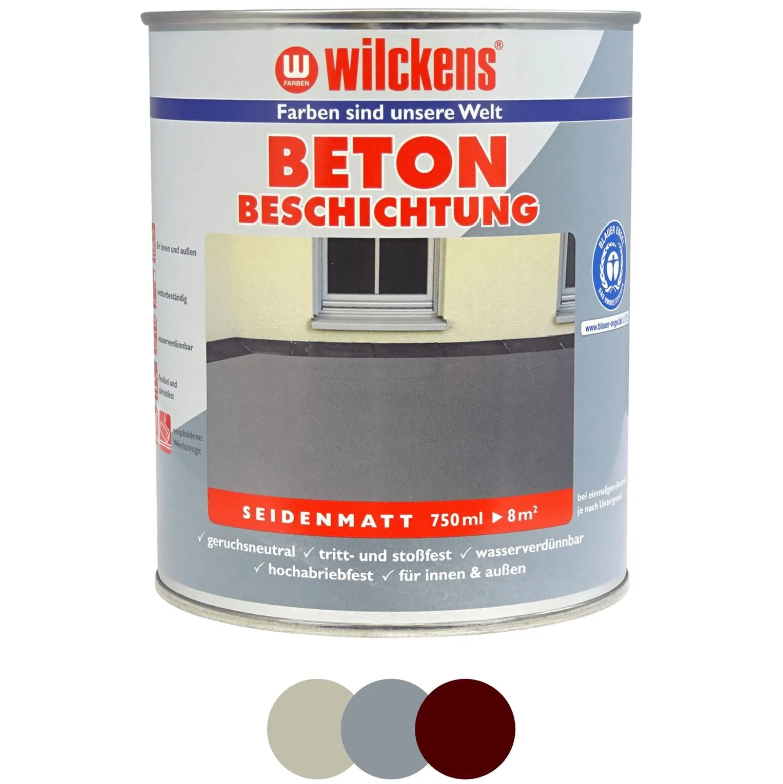 Wilckens Betonbeschichtung Innen und Außen 750 ml