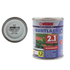 Wilckens 2in1 Buntlack seidenmatt 30 Farben 125 ml
