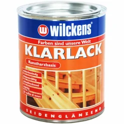Wilckens Klarlack Kunstharz Lack seidenglänzend 375 ml