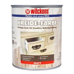 Wilckens Kreidefarbe weiß matt Vintage Look 750 ml