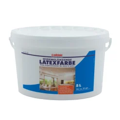 Wilckens Latexfarbe Farbe seidenglänzend weiß 5l