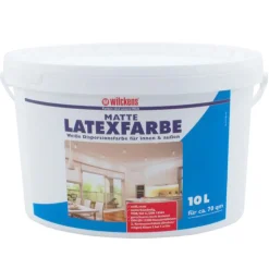 Wilckens Latexfarbe matt innen/außen weiß 10l