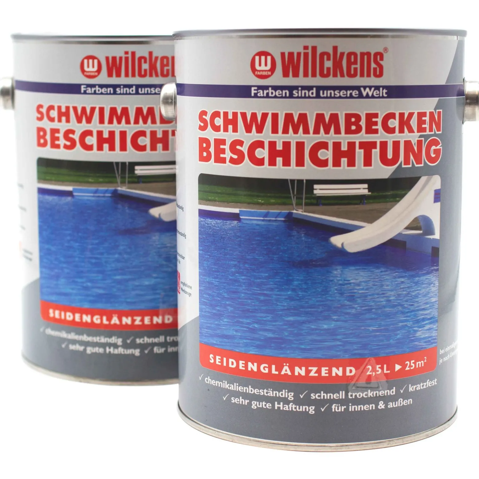 Wilckens Schwimmbeckenbeschichtung Poolgrün 2,5 Liter