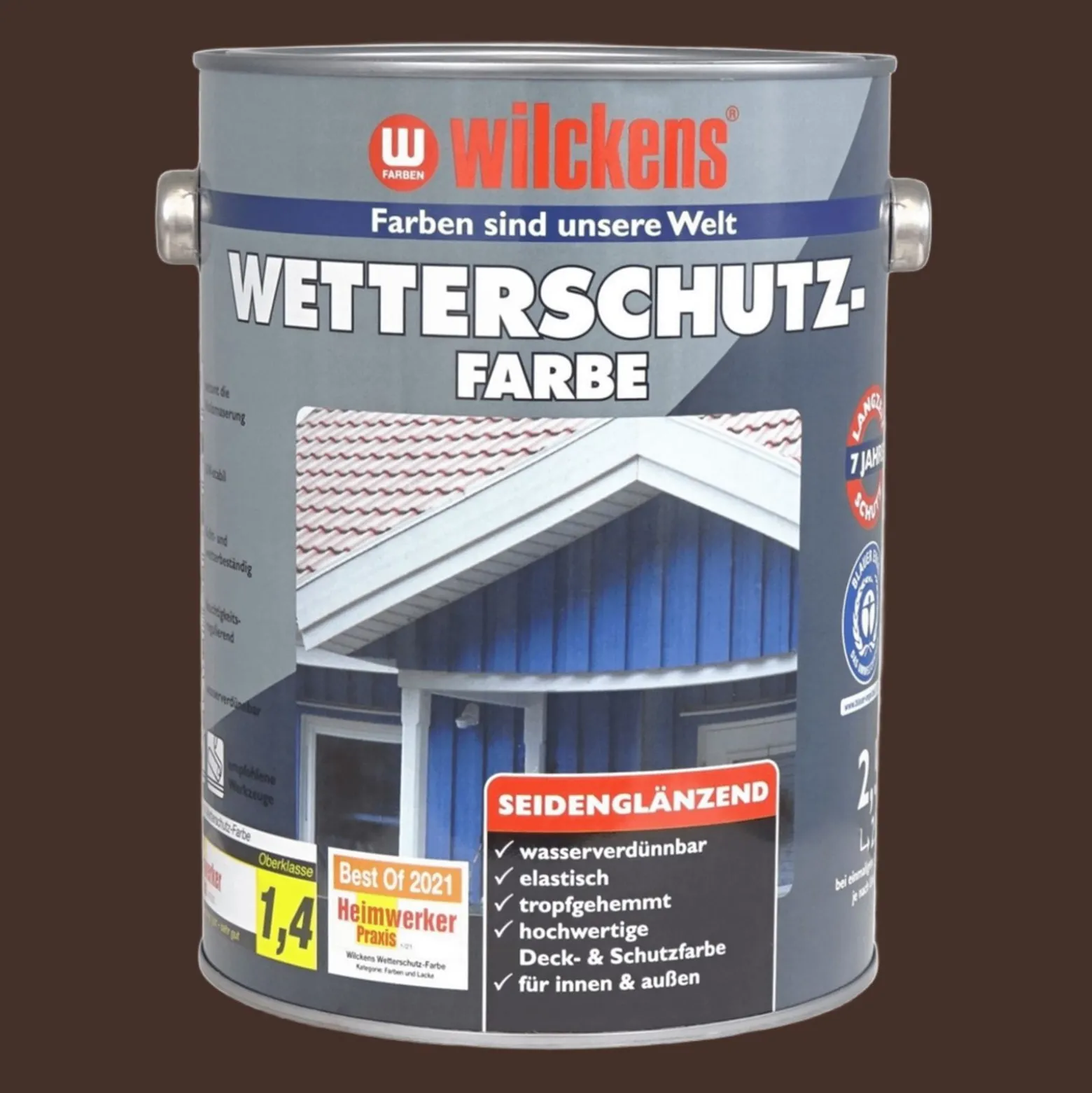 Wilckens Wetterschutzfarbe Holzdeckfarbe 2,5 Liter