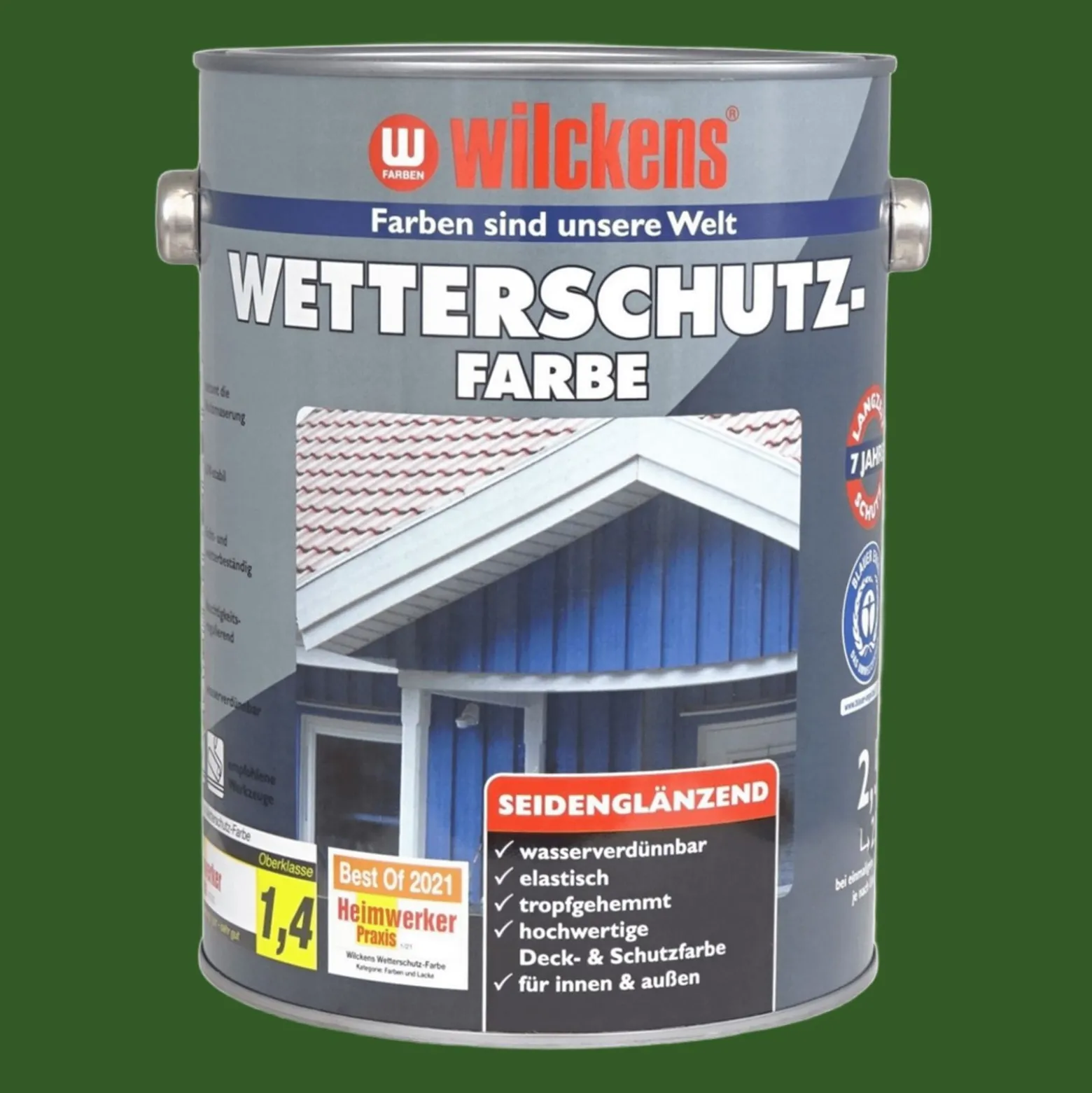 Wilckens Wetterschutzfarbe Holzdeckfarbe 2,5 Liter