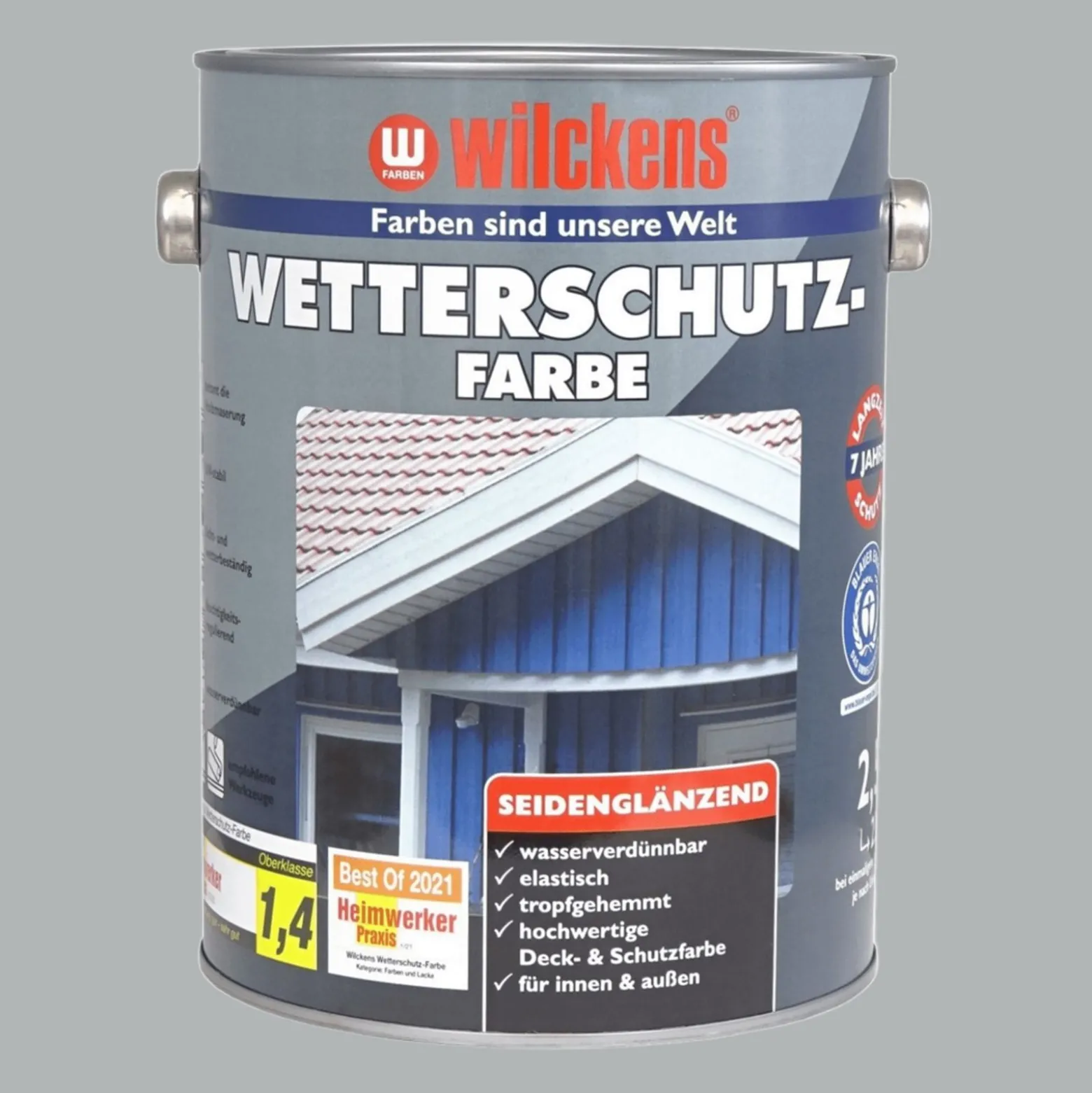 Wilckens Wetterschutzfarbe Holzdeckfarbe 2,5 Liter